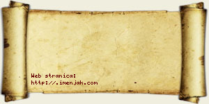 Borka Balzamović vizit kartica